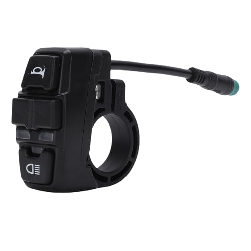 SPYMINNPOO Elektrischer Scooter -Multi -Funktionsschalter -Taste, 3 in 1 Light Horn -Blinker -Signalsteuerknopf für Kugoo M5 SPYMINNPOO Elektrischer Scooter -Multi -Funktionsschalter -Taste, 3 in 1 Light Horn -Blinker -Signalsteuerknopf für Kugoo M5 von SPYMINNPOO