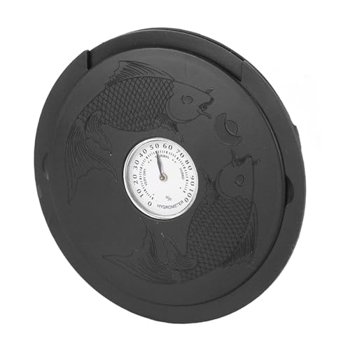 SPYMINNPOO Hygrometer -Gitarren -Soundhole Luftbefeuchter Einfach zu Verwenden Tragbar für Gitarrenbegeisterte ABS Material (BLACK) von SPYMINNPOO
