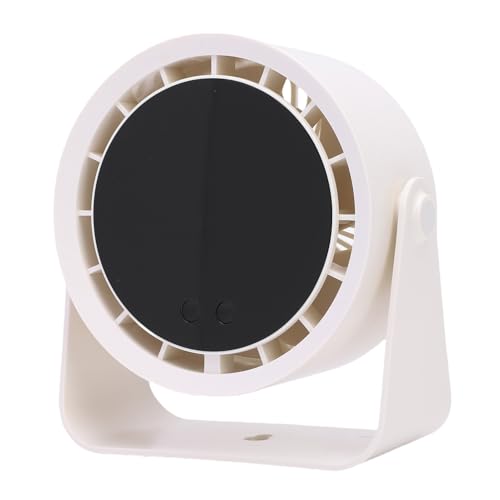 SPYMINNPOO Kleiner Schreibtisch Lüftertisch Lüfter Wandmontierbares Lüfter 100-Geschwindigkeit Variable Einstellung Langlebig Batterie Smart LED Display Leise Bürstenloser Motor mit Typ-C-Ladung für von SPYMINNPOO