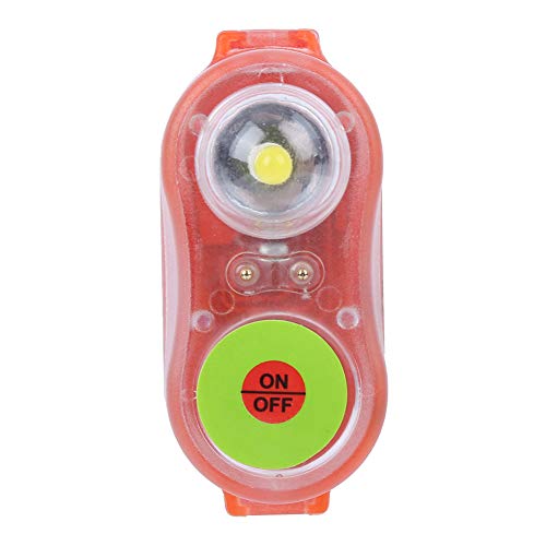 SPYMINNPOO Rettungsweste-Blitzlicht, LED-Lithium-Meerwasser-Selbstbeleuchtung, Lebensrettende Taschenlampe, Zieht Lichtlampe für Männer-Überlebensweste an (Orange) von SPYMINNPOO