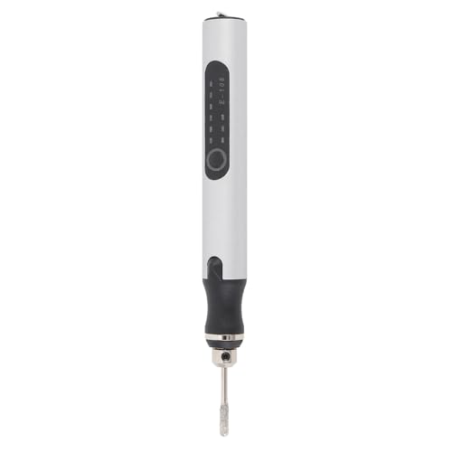 SPYMINNPOO Schnurloses Rotationswerkzeug-Kit Elektrischer Gravurstift mit 3 Einstellbaren Geschwindigkeiten 5000-18000 U/Min für DIY Bastelstrahl Schmuck Metall Holz Plastikharz von SPYMINNPOO