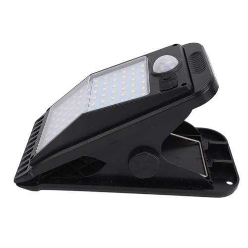 SPYMINNPOO Solar-Clip-On-Licht, Energieeffizient, 72 LEDs, Induktion durch den Menschlichen K?rper, IP65 wasserdichte Outdoor-Sicherheitsleuchte f¨¹r Hof, Garten, Terrasse, 2 St¨¹ck (wei?es von SPYMINNPOO