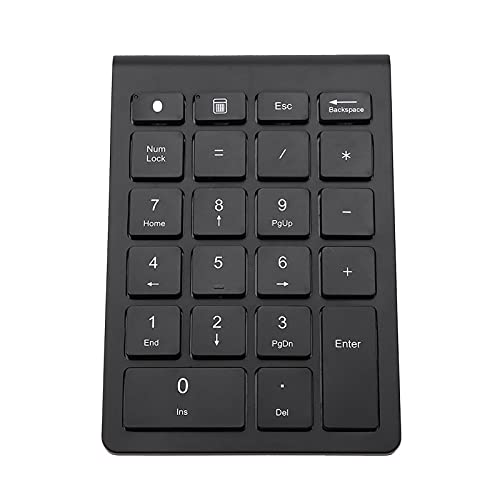 SPYMINNPOO Tragbare Schwarze 22 Tasten Numpad Wireless Numerisches ABS -Material für Onthgo -Profis von SPYMINNPOO