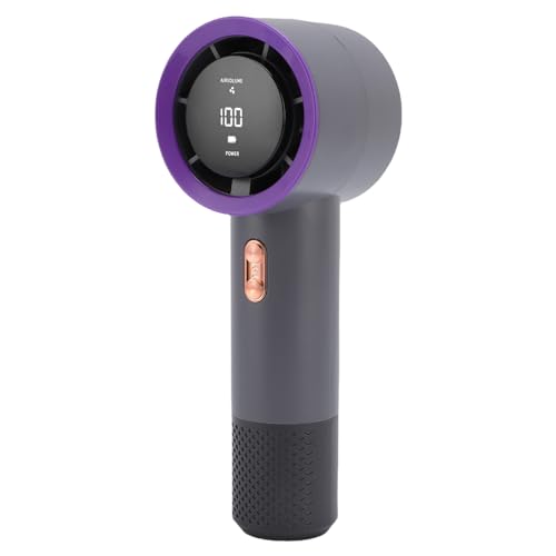 SPYMINNPOO Tragbarer Handheld-Lüfter Starker Windgeschwindigkeit 1-199 Einstellbar für Reisen, 3000-mAh USB Wiederaufladbarer Batteriebetriebener Persönlicher Lüfter für Outdoor von SPYMINNPOO