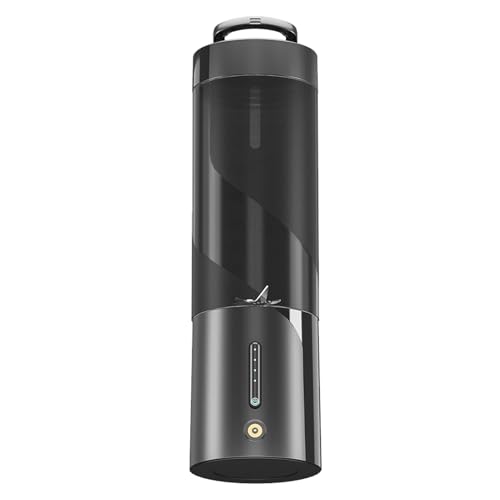 Tragbarer Mixer für Shakes -Smoothies, 15 W Hochleistungsmixer mit Magnetischem Ladung, 6 Scharfe Klingen, Electric Juicer Cup für das Sportreisen Im Freien Im Freien mit Fasten (BLACK) von SPYMINNPOO