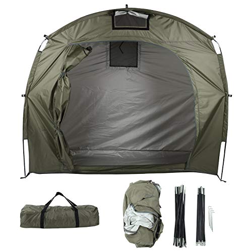 Wasserdichtes Fahrradzelt, Outdoor Fahrrad Schuppen Zelt mit Rei?Verschluss,Gartenzelt Fahrrad Aufbewahrungsh¨¹lle Zubeh?r f¨¹r Hinterhof Camping Wandern Outdoor(Armeegr¨¹n) Tent Andere Reiten von SPYMINNPOO