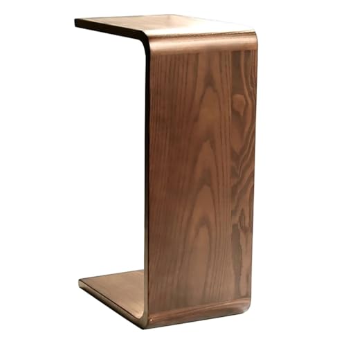 SPYQKHSH Beistelltisch aus Massivholz for die Couch, kleine Mini-Snack-C-Tische, Nachttisch for Enge Räume for Wohnzimmer, Schlafzimmer, Büro, Balkon(A) von SPYQKHSH