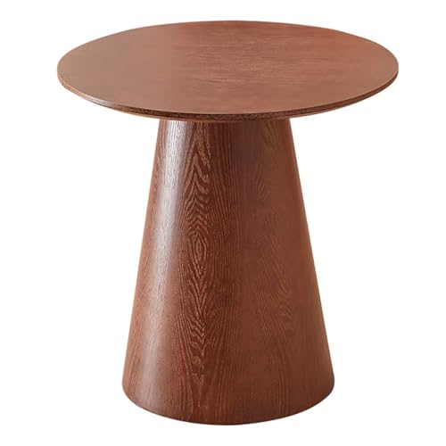 SPYQKHSH Couchtisch aus Holz, moderner runder Esstisch, Freizeit- und kreativer Verhandlungstisch, for Wohnzimmer, Café, Büro, Pub, Bar, Bistro(A,60x70cm) von SPYQKHSH