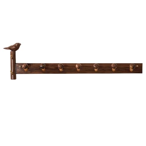 SPYQKHSH Creative Home Goods Farmhouse Garderobe, Wandhalterung aus Holz, Wanddekoration for den Eingangsbereich mit Haken, for Mäntel, Hüte, Taschen, Schlüssel, Handtücher(55cm) von SPYQKHSH