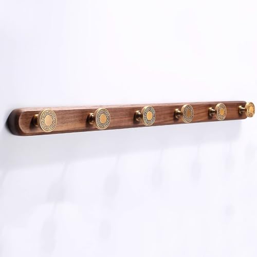 SPYQKHSH Garderobenständer-Wandhalterung, Handtuchhalter im Landhausstil zur Wandmontage, robuste antike Vintage-Haken for Eingangsbereich, Schmutzschleuse, Flur, Badezimmer(A,60cm) von SPYQKHSH