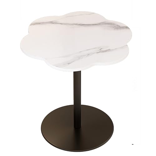 SPYQKHSH Kreativer Couchtisch in Wolkenform, Freizeit-Rockboard-Verhandlungstisch, modischer minimalistischer Nachttisch mit stabilisiertem Metallsockel von SPYQKHSH