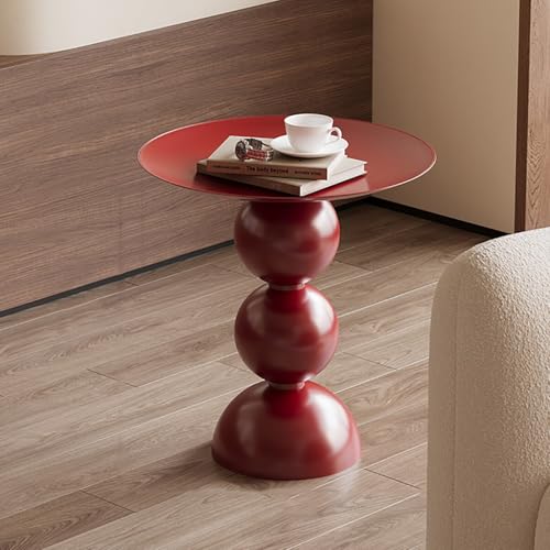 SPYQKHSH Runder Beistelltisch, Nachttische aus Metall, moderner Akzenttisch for Schlafzimmer, Wohnzimmer und Home Office(D) von SPYQKHSH