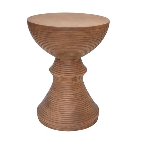 SPYQKHSH Runder Beistelltisch im Landhausstil, moderner Nachttisch, Beistelltisch for Kunstsofas, kreativer Freizeit-Akzenttisch, for Wohnzimmer, Schlafzimmer oder Eingangsbereich(A) von SPYQKHSH