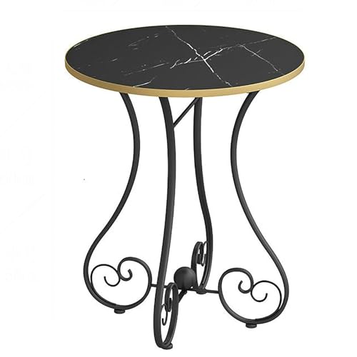 Sofa-Beistelltisch for das Wohnzimmer, kleiner runder Tisch im nordischen Eisenstil, moderner, schlichter Beistelltisch mit Metallrahmen, Nachttisch for das Arbeitszimmer im Schlafzimmer, Balkon(B,40X Sofa-Beistelltisch for das Wohnzimmer, kleiner runder Tisch im nordischen Eisenstil, moderner, schlichter Beistelltisch mit Metallrahmen, Nachttisch for das Arbeitszimmer im Schlafzimmer, Balkon(B,40X von SPYQKHSH