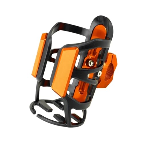 SPYSMPSEM Motorrad Getränkehalter Getränkestütze Geeignet Für Tracer 700 900 7 9 Gt 700Gt 900Gt Wasser Tasse Halter Getränke Flasche Halter Zubehör Tasse Halter Getränke(Orange) von SPYSMPSEM