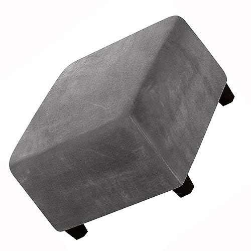 Bezug für Hocker Quadratisch Samt 40x40/60x60/81x81 Stretch Square Ottoman Schonbezug waschbar Hocker Hussen für Fußhocker Stretch Ottomane Abdeckung Hocker Protector Hockerabdeckung (Color : *2, SI von SPeesy