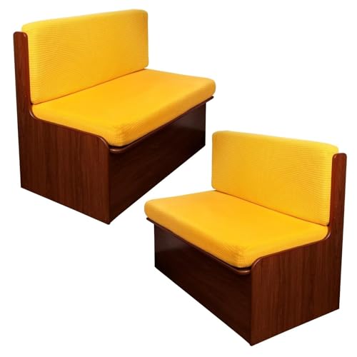 RV-Dinette-Kissenbezüge, Wohnmobil Esstischkissenbezüge Sitzbezüge Camper-Bankbezug, RV-Kissenbezüge,1/2 Sets (Color : 10, Size : 2 Bench Cover+2 Backrest Cover) von SPeesy
