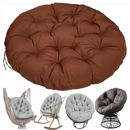 UICMNSI Rund Polster for Papasansessel 180/90/100/110/120cm Wasserdicht Outdoor/Indoor Bodenkissen Kissen for Gartenmöbel Sitzauflage Auflage for Papasan(#13,120cm/47in) von SPeesy