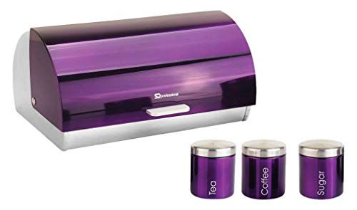 Brotkasten und Vorratsdosen metallisch - Amethyst von SQ Professional