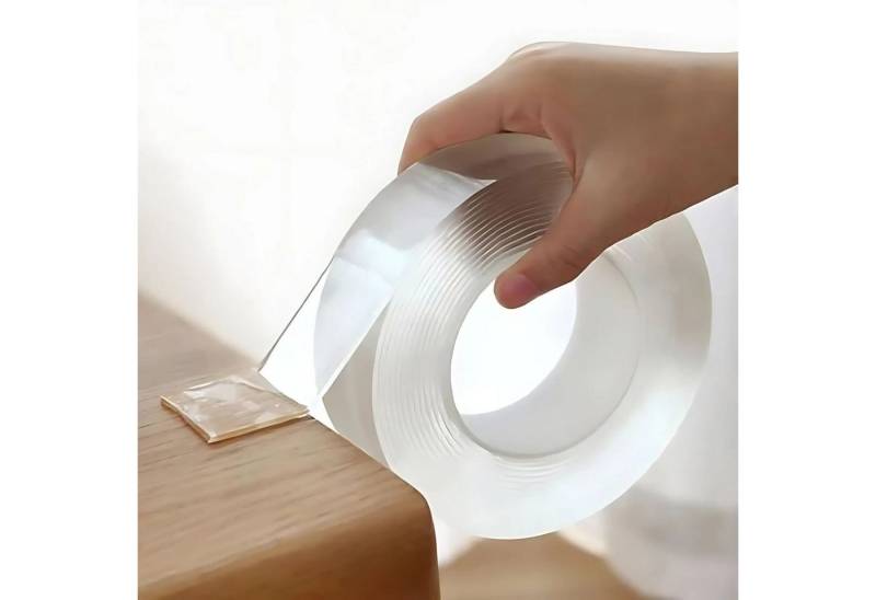 SQAUT® Doppelklebeband 10-5m Doppelseitiges Klebeband Nano Klebe Band beidseitig extra stark von SQAUT®