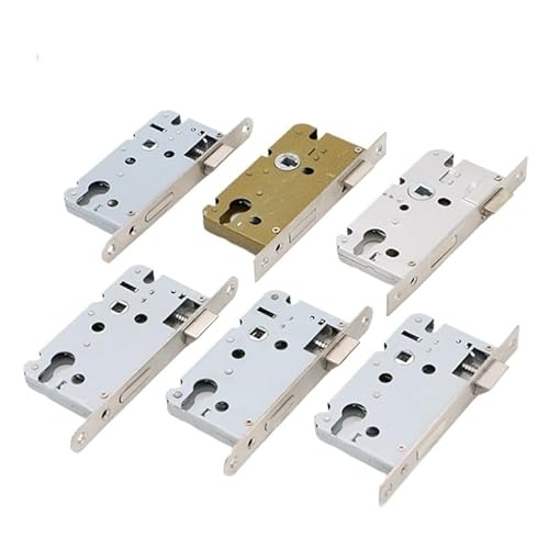Einsteckschloss 1 Stück Türschlosskasten Schlosskern Druckschloss Griffschloss Innentürschloss 50 Schlosskörper Doppelte Hardware-Verlängerung Einsteckschloss ZimmertüR(5845-2) von SQIANKUN