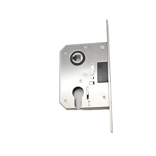 Einsteckschloss Edelstahl Silent Lock Körper 5572 Loch Schloss Körper Innen Türschloss Zubehör Einsteckschloss ZimmertüR(4558) von SQIANKUN