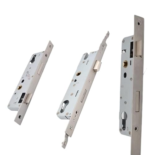 Einsteckschloss Mehrpunktschlosskörper, Türbeschläge, flacher Türschlosskörper, Körper aus Aluminiumlegierung, Türschlosskörper aus Kunststoff und Stahl, Teile Einsteckschloss ZimmertüR(85 20) von SQIANKUN