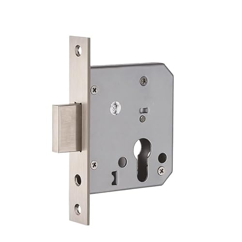 Einsteckschloss Türschlosskasten Schlosskern Durchgangsgriff Schloss Innentürschloss 55 60mm Schlosskörper Hardware Einsteckschloss ZimmertüR(55mm) von SQIANKUN