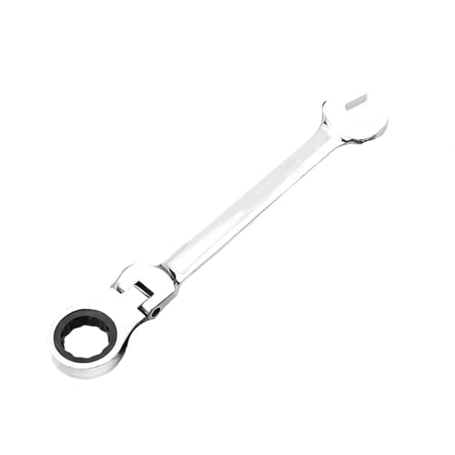 SQIANKUN MaulschlüSsel Set 1 Pc Ratsche Schlüssel Spanner Set Hand Werkzeug 72-Zahn Ratsche Flexible Kopf Spiegel Finish 6mm-27mm Auto Und Home Reparatur SchraubenschlüSsel Set(23mm) von SQIANKUN
