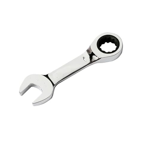 SQIANKUN MaulschlüSsel Set 1 Stücke 72-zahn Kurzen Griff Schraubenschlüssel Öffnen Reversible Kombination Stubby Spanner Auto-reparatur-werkzeuge SchraubenschlüSsel Set(12mm) von SQIANKUN