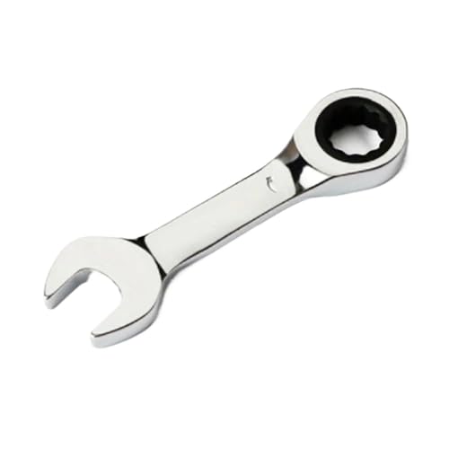 SQIANKUN MaulschlüSsel Set 1Pcs 8-19mm 72 Zahn Kurze Ratsche Auto Reparatur Werkzeug Gabelschlüssel Werkstatt Hand Werkzeuge SchraubenschlüSsel Set(6mm) von SQIANKUN