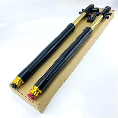 SQIFBA Aufhängungsdämpfer 685mm 720mm Motorrad Gabel Vorderradaufhängung Einstellbare Dämpfung Stoßdämpfer Für MSX125 M3 M5M6 Z6 Stoßdämpfer Federbeine(685mm Black 1pair) von SQIFBA