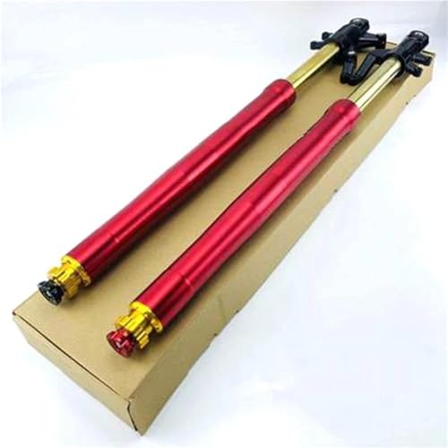 SQIFBA Aufhängungsdämpfer 685mm 720mm Motorrad Gabel Vorderradaufhängung Einstellbare Dämpfung Stoßdämpfer Für MSX125 M3 M5M6 Z6 Stoßdämpfer Federbeine(720mm red 1pair) von SQIFBA