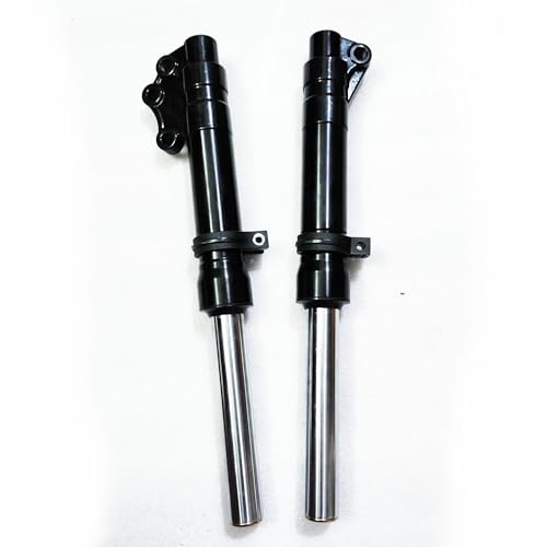 SQIFBA Aufhängungsdämpfer EIN Paar 365 Mm 26 Mm Motorrad-Vordergabel-Stoßdämpfer-Aufhängung Für Jog JOG50 JOG90 50 90 50 Cc 90 Cc Stoßdämpfer Federbeine(Schwarz) von SQIFBA
