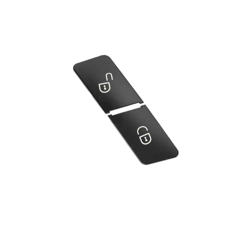 SQIFBA Auto Innen Zubehör Auto Innen Links Rechts Türschloss Schalter Taste Für Mercedes Für Benz C GLK W204 E Klasse W212 W207 GL ML GLE GLS W463 W156 W166 Auto Zierleisten(Black (Left)) von SQIFBA