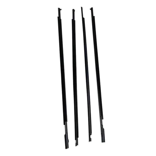SQIFBA Kantenschutz Autotür 4Pcs Auto Fenster Dichtung Streifen Fenster Glas Wasserdicht Druck Streifen Dichtung Streifen Für Toyota Für Wish 2010-2016 von SQIFBA