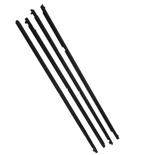 SQIFBA Kantenschutz Autotür 4Pcs Auto Fenster Glas Dichtung Wetter Streifen Fenster Weatherstrip Dichtung Streifen Für Mazda 6 2004-2012 von SQIFBA