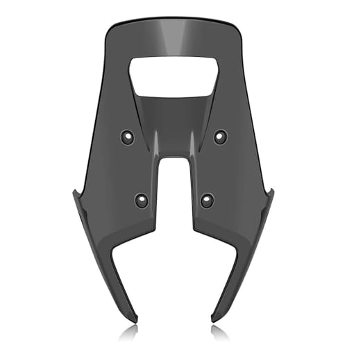 SQIFBA Windschild Für 390 790R 890 Für ADV Für Adventure 2023 2024 Motorrad Windschutzscheibe Erhöhung Und Verdickung Windschutzscheibe Sonnenblende Luftabweiser(Schwarz) von SQIFBA