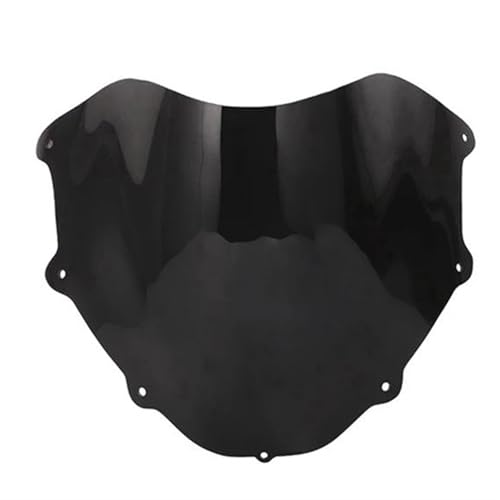 SQIFBA Windschild Für Ducati Für Multistrada 620 1000 2004-2009 Motorrad Frontscheibe Glas Sonnenblende Motorrad Windschutz Luftabweiser(Schwarz) von SQIFBA