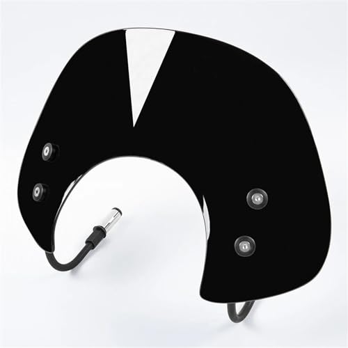 SQIFBA Windschild Für Vespa Für GTS125 Für GTS250 Für GTS300 2008-2022 Motorrad Windschutzscheibe Windschutzscheibe Visier Windschutz Deflektor Luftabweiser(Smoke) von SQIFBA
