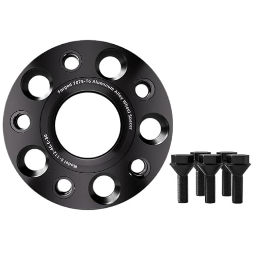 Spürverbreiterungsatz 2/4 stücke 5x108 CB 60,1 M14 x 1,5 Hub Centric Schwarz Geschmiedet Rad Spacer Für Jetour Reisenden Flansch Platte 15/20/25/30/35/38mm(2pcs 15mm) von SQIFBA