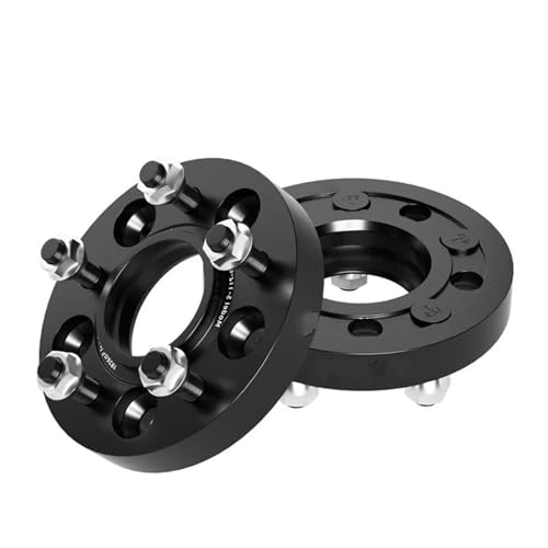 Spürverbreiterungsatz 2/4 stücke 5x114,3 CB66.1mm M12x1.25 Hub Centric Schwarz Geschmiedet Rad Spacer Für Altima Flansch Platte 15/20/25/30/35mm(2pcs 25mm) von SQIFBA
