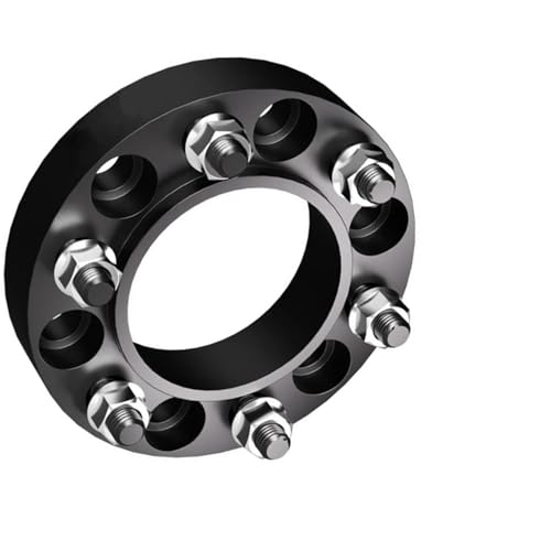 Spürverbreiterungsatz 2/4 stücke 6x139,7 93,1mm M12x1,5 Hub Centric Schwarz Geschmiedet Rad Spacer Für Bronco 2021-2024 Flansch Plate30/35/38/50mmmm(2pcs 38mm) von SQIFBA