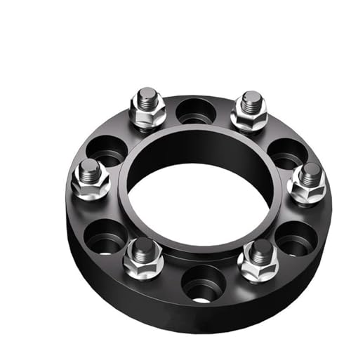 Spürverbreiterungsatz 2/4 stücke 6x139,7 93,1mm M12x1,5 Hub Centric Schwarz Geschmiedet Rad Spacer Für Ford 2021-2024 Flansch Plate30/35/38/50mmmm(2pcs 35mm) von SQIFBA