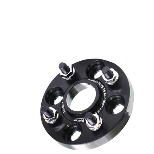 Spürverbreiterungsatz 25/30mm PCD 4x10 8 65,1mm M12 * 1,25 Rad Spacer Adapter Für Elysee(1Pc Spacer 30mm-BK) von SQIFBA