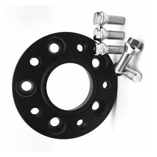 Spürverbreiterungsatz Muttern-Raddistanzscheiben-Adapter 5x112 CB 57,1mm Felgendistanzscheiben für Golf für GTI 2 Stück (1 Paar)(Embedded Spacer 25mm) von SQIFBA