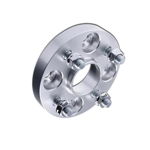 Spürverbreiterungsatz Spurverbreiterung Adapter PCD 4x114.3 CB 67.1mm Für Satria Geschmiedetes Aluminium 2 Stück (1 Paar)(2PC silver-25mm) von SQIFBA