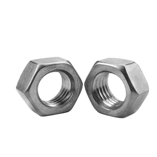 SQING 2 STÜCKE-10 teile/los M1 M1.2 M1.6 M2 M2.5 M3 M4 M5 M6 M8 M10 M12 M14 M16 TA2 Titan Sechskantmutter(M6 10pcs) von SQING