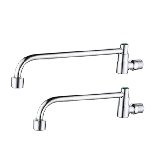 SQING 3 Spezifikationen G1/2 Messing halbautomatischer Schwenkhahn Restaurant Hotel Küchenherd Wasserhahn Einzelhahn im Kaltwandstil(30cm) von SQING