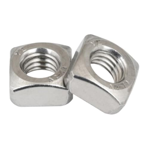 SQING 5 STK-50 STK M3 M4 M5 M6 M8 DIN557 304ss A2-70 Vierkantmutter aus Edelstahl(M8 10pcs) von SQING